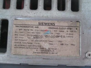 1PCS USED Siemens inverter 6SE6440-2UD37-5FB1 - Picture 1 of 1