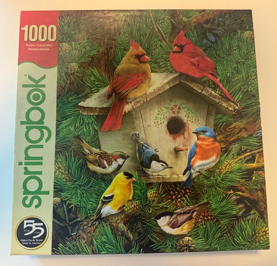 Springbok Feathered Retreat 1000 Piece Puzzle - Image 1 of 1