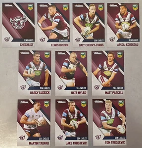 NRL 2017 Traders Manly Warringah Sea Eagles Team Set (10 Cards) - Bild 1 von 3