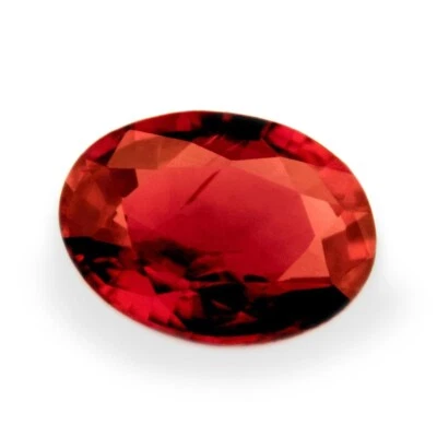 Certified Natural Untreated Red Ruby VVS Clarity Madagascar Unheated Oval 5x4mm - Image 1 of 4