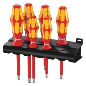 Wera Insulated Screwdriver Set with Rack (6-Piece Set) - Picture 1 of 3
