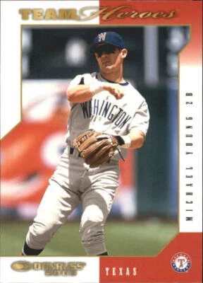 2003 Donruss Team Heroes  #525 Michael Young - NM-MT  - Image 1 of 2