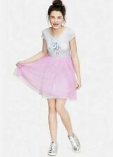 Justice Dress  Girl's Size 10 UNICORN Flip Sequin Tutu Lavender Short Sleeve