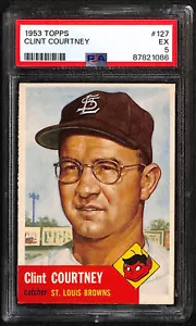 Clint Courtney 1953 Topps #127 PSA 5 - Picture 1 of 1