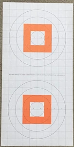 Standard Scope Sighting-in Targets Pack of 200 - Imagen 1 de 2