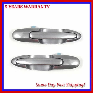 For Mazda MPV 2000-2006 Titanium Grey 29Y Outside Outer Door Handle 2PCS Rear - Picture 1 of 5
