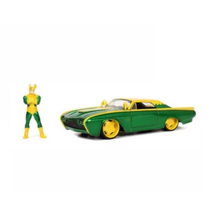 Marvel Comics Loki & 1963 Ford Thunderbird 1:24 Scale Action Figure Collectables - Picture 1 of 3