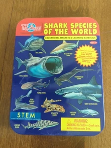 T.S. Shure SHARK SPECIES OF THE WORLD - STEM Magnetic Learning Activity Kit - Picture 1 of 2