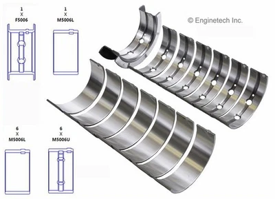 Juego de cojinetes principales del cigüeñal para 94-17 Dodge Ram 2500 3500 BC118J.50 Foto 1 de 4