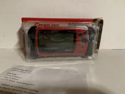 Reloj de escritorio digital Snap-On Tools Solus Pro (SSX2696) NUEVO EN CAJA Foto 1 de 4