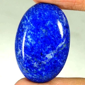 100% Natural Blue Lapis Lazuli Oval Cabochon Gemstones 26.65Cts. 19x 28x 05mm - Picture 1 of 3