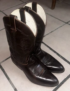 Abiline Dark Brown Men’s Cowboy Boots / Sz: 10.5 D - Picture 1 of 5