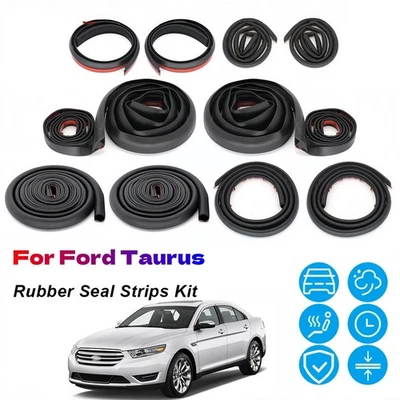 Rubber Seal Strips Trim Weather Draft Wind Noise Reduction Trim For Ford Taurus - Image 1 of 4