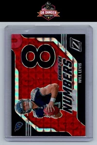 Will Levis 2023 Zenith Behind the Numbers Red Foil SP Rookie #29 RC Titans - Bild 1 von 2