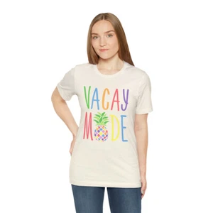 Vacation Shirt, Vacay Mode Shirt, Vacation Shirts for Women, Funny Travel Shirt - Picture 1 of 145