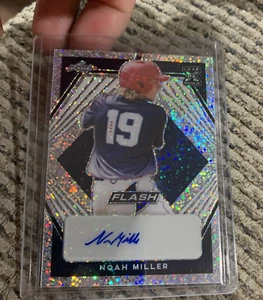2021 Leaf Flash Navy #BANM2 Noah Miller MINNESOTA TWINS AUTO  96/99 AUTOGRAPH - Picture 1 of 5