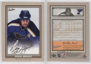 2005-06 Upper Deck Bee Hive Beige Doug Weight #78