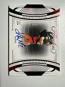 2024 WWE Flawless Kane Finishing Moves Rosso Rubino Auto 11/15 - Foto 1 di 7