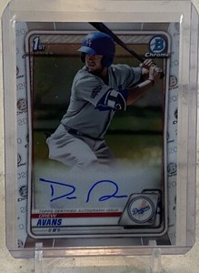 2020 Bowman Chrome Drew Avans Prospect Auto Autograph #CPA-DA 
