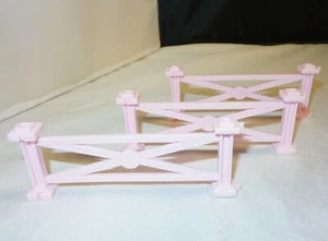 Vintage Kenner LPS Shy Shetlands Ponies FENCES - PINK - Littlest Pet Shop! - Picture 1 of 2