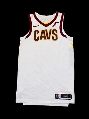 NBA Cleveland Cavaliers Cavs White Nike Vaporknit Team Issued Sz 44 +4 - Image 1 of 4