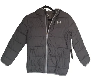 Under Armour Pronto Puffer Jacket Boys Black Size Medium YMD/JM/M - Picture 1 of 4