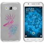 Case For Galaxy J5 (2015 - J500) Silicone Case Floral M7-6