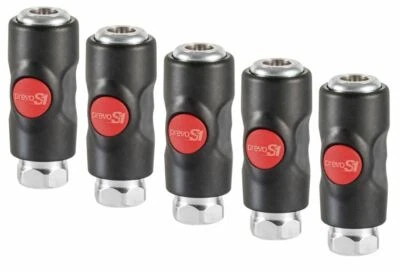 PREVOST, PREVOS1 5 Pack Prevost Automotive Style Truflate Safety Air Coupler USI 061201 USI061201