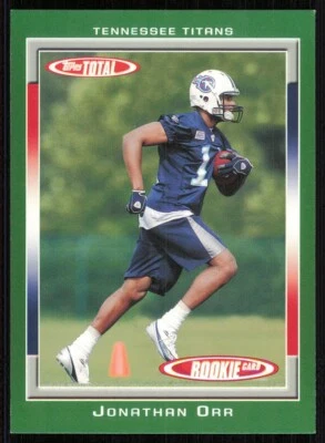 2006 Topps Total #529 Jonathan Orr RC - Image 1 of 2