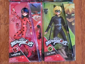 Miraculous Ladybug Cat Noir 11" Figura de Acción Muñeca Lote Nuevo En Caja - Imagen 1 de 1
