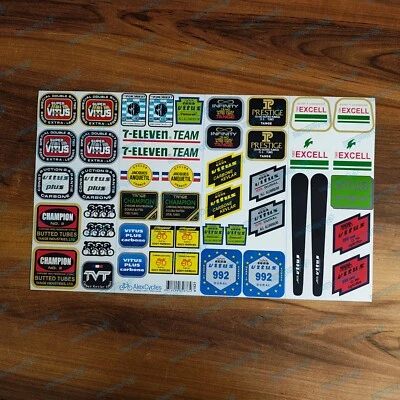 A lot of VITUS Champion EDDY MERCKX Decals Stickers Kit for Re-sprays - Image 1 of 2