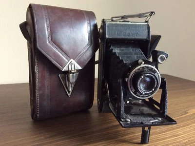 Vintage Voigtlander Bessa Germany Folding Camera Voigtar Lens f6,3/10,5 - Photo 1/4
