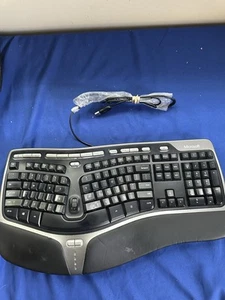 Microsoft Natural Ergonomic Keyboard 4000 v1 USB Wired KU-0462 with riser - Afbeelding 1 van 8