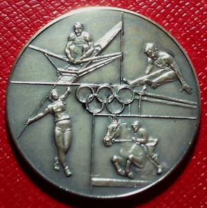 Raro 1968 México Olimpiada Medalla 45 Gramos .999 Plata Antigua Fina con Cápsula - Imagen 1 de 4