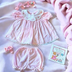 Pleasant Co Bitty Baby American Girl Doll Happy Birthday Outfit - Headband, Bows - Picture 1 of 7