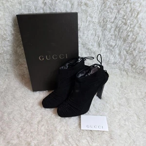 Gucci Damen 6.0US Schwarz Wildleder Booty 36 - Bild 1 von 9