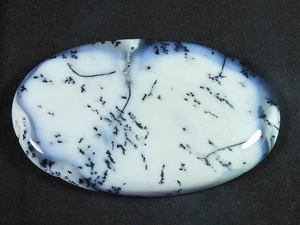 33X56MM Natural Dendrite Opal Oval Shape 2Pcs Cabochon loose Gemstone 114Cts Z03 - Picture 1 of 9