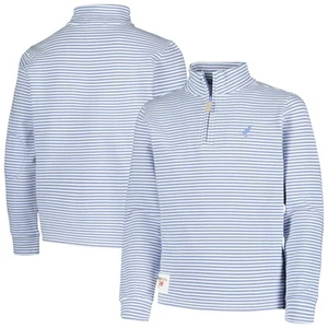 Youth White/Blue Kentucky Derby 150 Hayword Half-Zip Sweatshirt - Picture 1 of 3