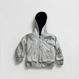Puma Large Logo Pullover Hoodie Boys Size 2T Casual Outerwear Toddler Insulated - Picture 1 of 10