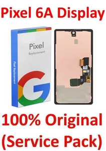 Écran Google Pixel 6A (Service Pack 100% Original) GX7AS, GB62Z, G1AZG, GB17L - Photo 1 sur 24