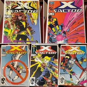 Lot Of 5 X-Factor #13 - 17 (1987 Marvel) 1 KEY War, Famine, Pestilence - Picture 1 of 6
