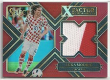 2017-18 Select Luka Modric Jersey Patch X factor 170/199 Red Prizm Croatia RARE