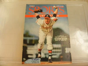 Sports Illustrated 25. Juni 1956 Warren Spahn Cover - Bild 1 von 2