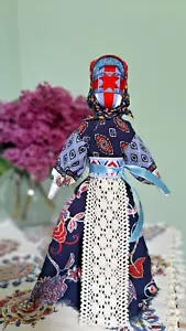 Muñeca Ucraniana Hecha a Mano Única Coleccionable Tradicional Motanka Amuleto Folk 10 pulgadas - Imagen 1 de 21