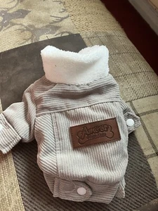 Cordroy Coat For Dogs - Picture 1 of 2