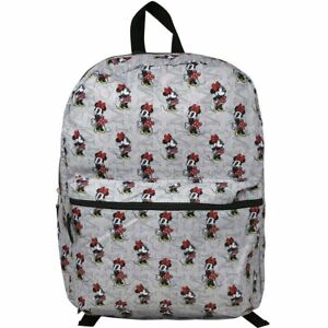 Disney Minnie Mouse 16" Large School Backpack All Over Print for Girls