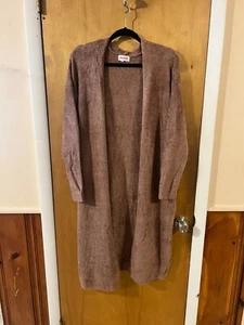 Madrag Damen braun Langarm vorne offen Cardigan Pullover-Medium - Bild 1 von 5