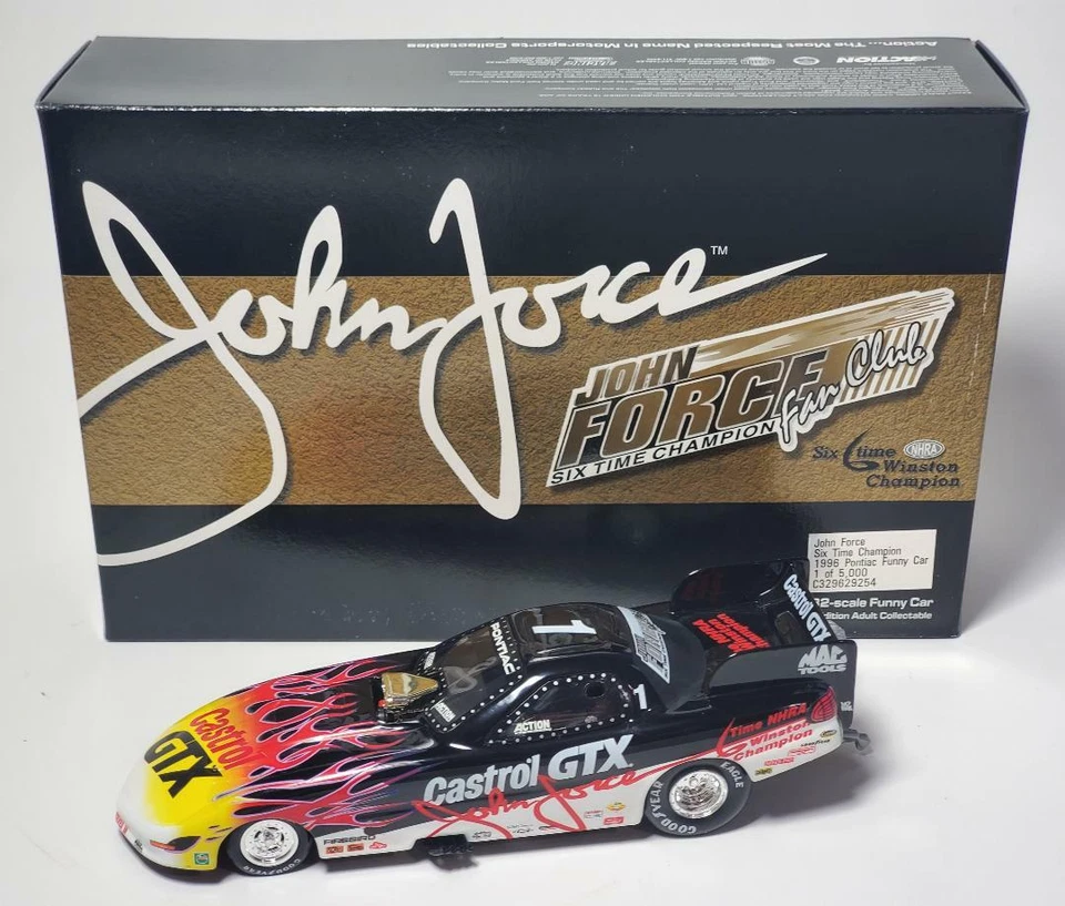 COCHE DIVERTIDO ACCIÓN 1/32 JOHN FORCE CASTROL ESPECIAL NHRA 6 VECES CAMPEÓN PONTIAC Foto 1 de 4