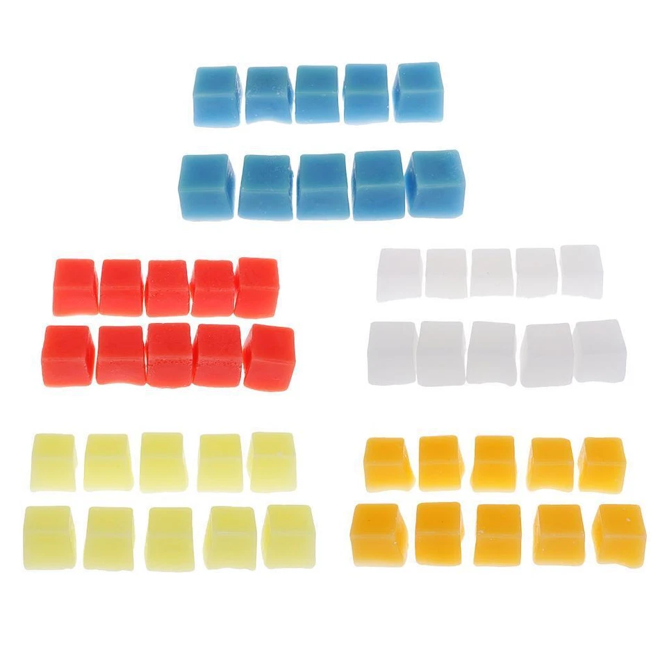10x colorful candle wax paraffin wax blocks for candle making at home - Image 1 of 1