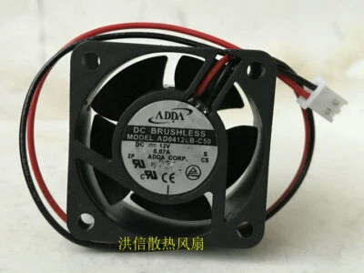 ADDA AD0412LB-C50 12V 0.07A 4CM 4020 40mm cooling fan - Image 1 of 2